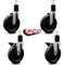 Service Caster 6'' Phenolic Wheel Swivel 1-3/4'' Expanding Stem Caster Set 2 Brakes, 4PK SCC-EX20S615-PHR-2-PLB-2-134 - alternate 5